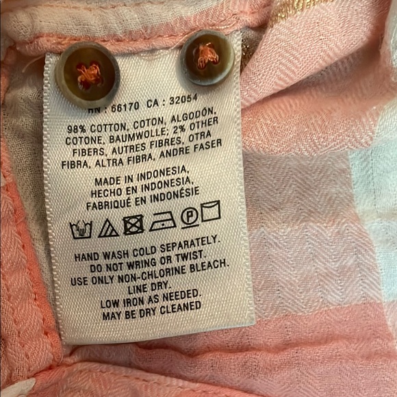 Anthropologie Holding Horses Gailen Plaid Long Sleeve Button Down Blouse - Picture 5 of 6